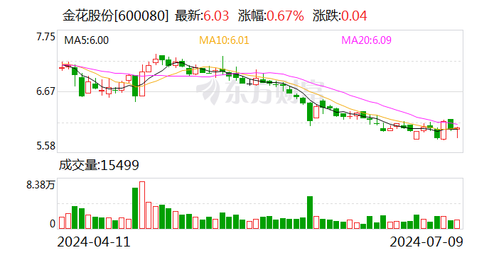 金花股份：预计2024年上半年净利同比增长160.63%-239.18%  第1张